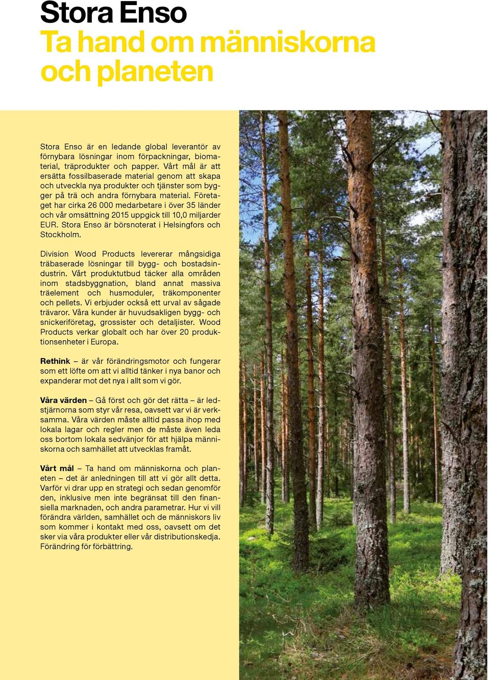 ThermoWood by Stora Enso Det miljövänliga valet - PDF Free Download