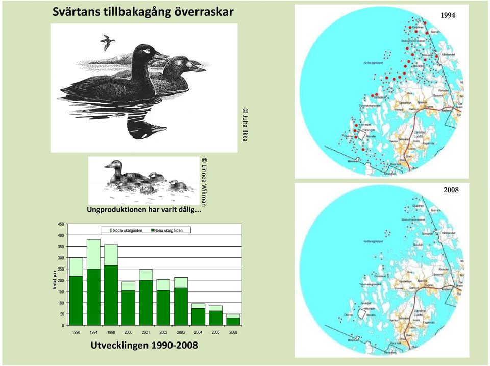 .. Linnea Wikman 2008 Antal par 450 400 350 300 250 200 150 100