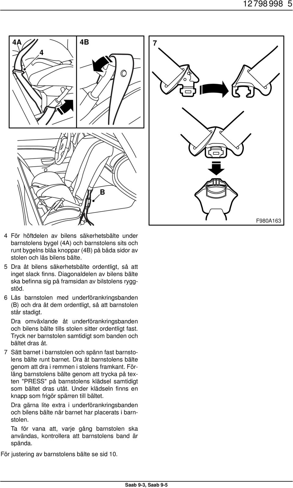 Saab 9-3, Saab Monteringsanvisning MONTERINGSANVISNING INSTALLATION  INSTRUCTIONS MONTAGEANLEITUNG INSTRUCTIONS DE MONTAGE. - PDF Gratis  nedladdning