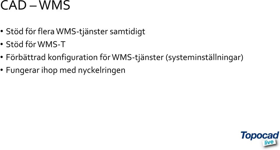 konfiguration för WMS-tjänster