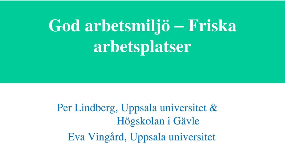 Uppsala universitet &