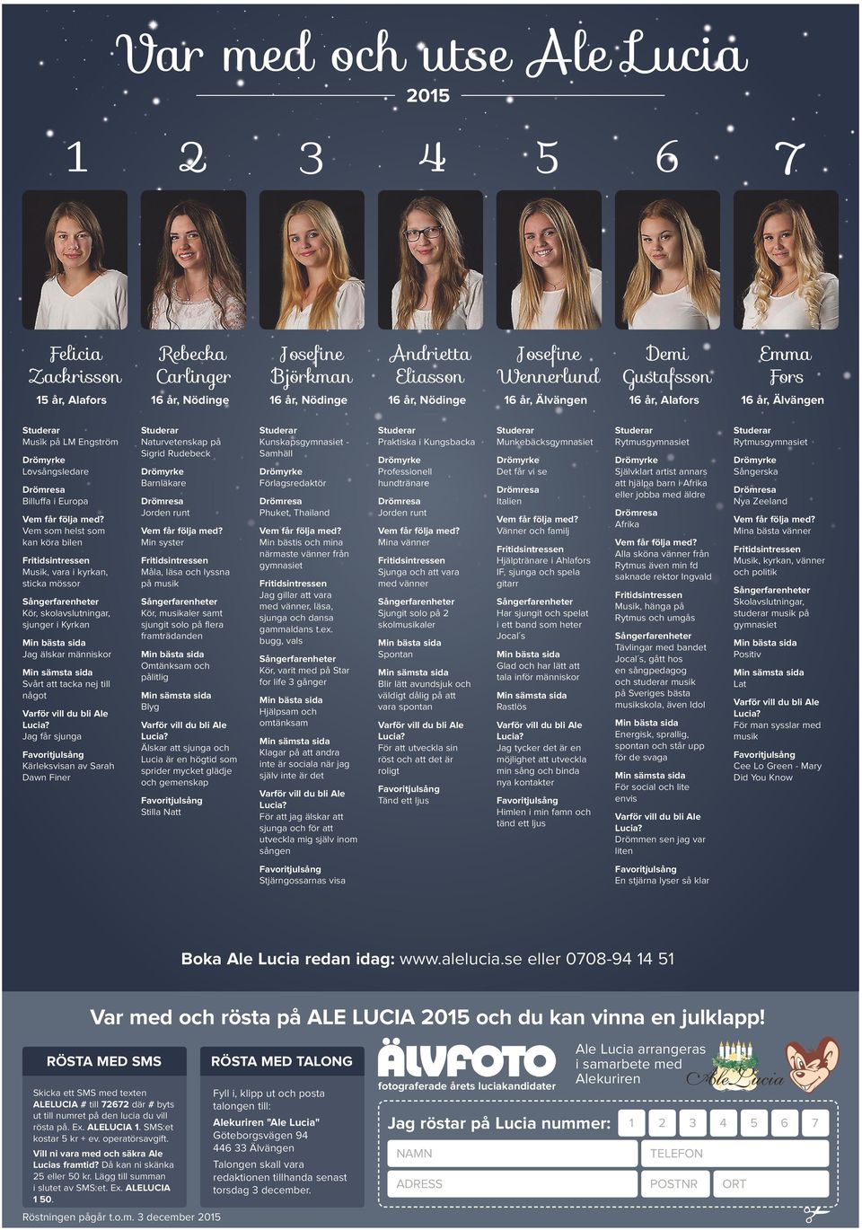 Grfsns och trffade en gam- mal skolkamrat. Emelie r en stark tjej och ser potentialen i alla, Fuxerna-sbrcka frsamling. Ons 6/5 kl Dela glden - Alekuriren