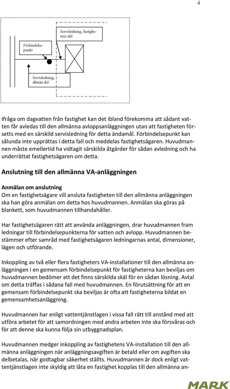 Huvudmannen måste emellertid ha vidtagit särskilda åtgärder för sådan avledning och ha underrättat fastighetsägaren om detta.