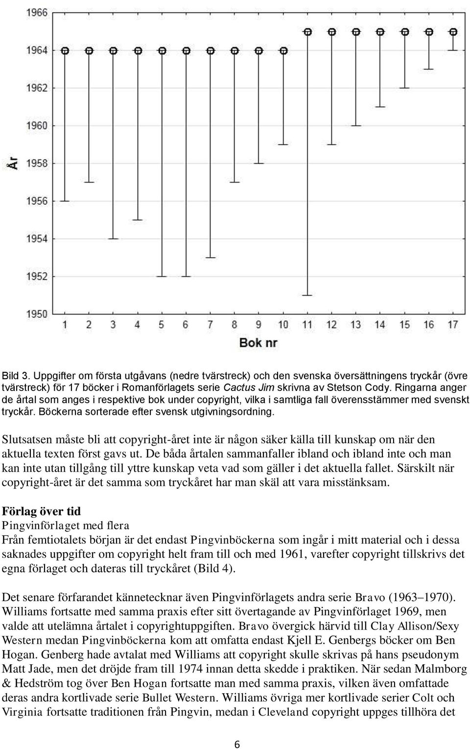 Slutsatsen måste bli att copyright-året inte är någon säker källa till kunskap om när den aktuella texten först gavs ut.