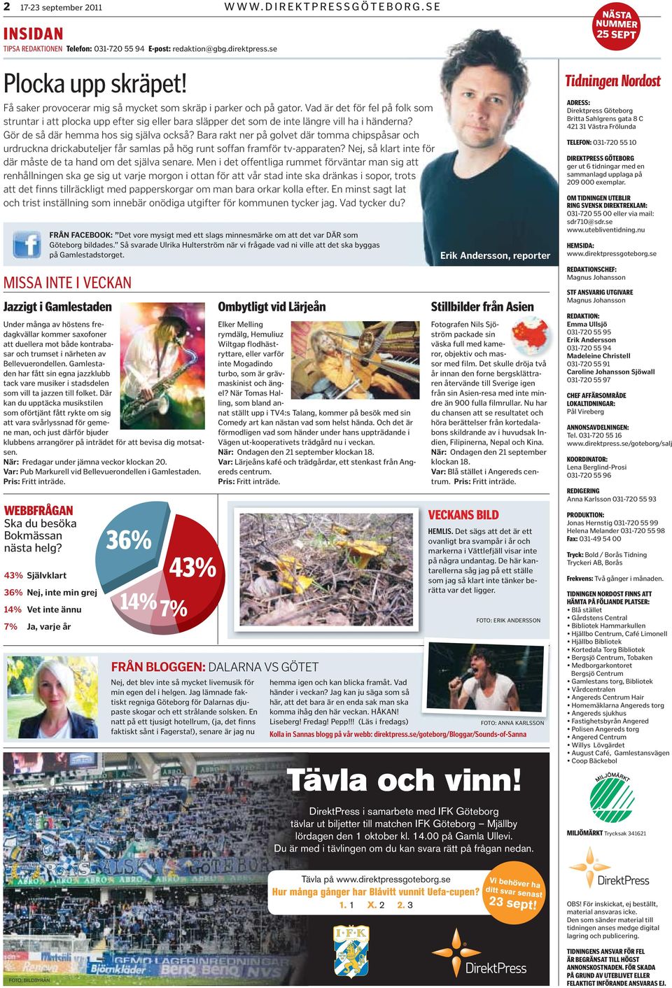 Gör de så där hemma hos sig själva också? Bara rakt ner på golvet där tomma chipspåsar och urdruckna drickabuteljer får samlas på hög runt soffan framför tv-apparaten?