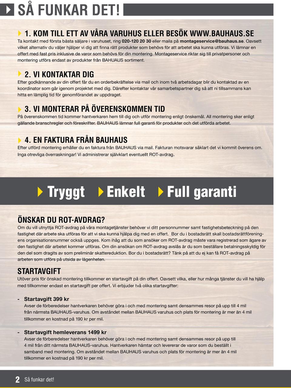 Montageservice TRYGGT - ENKELT - FULL GARANTI. Sommar PDF Free ...