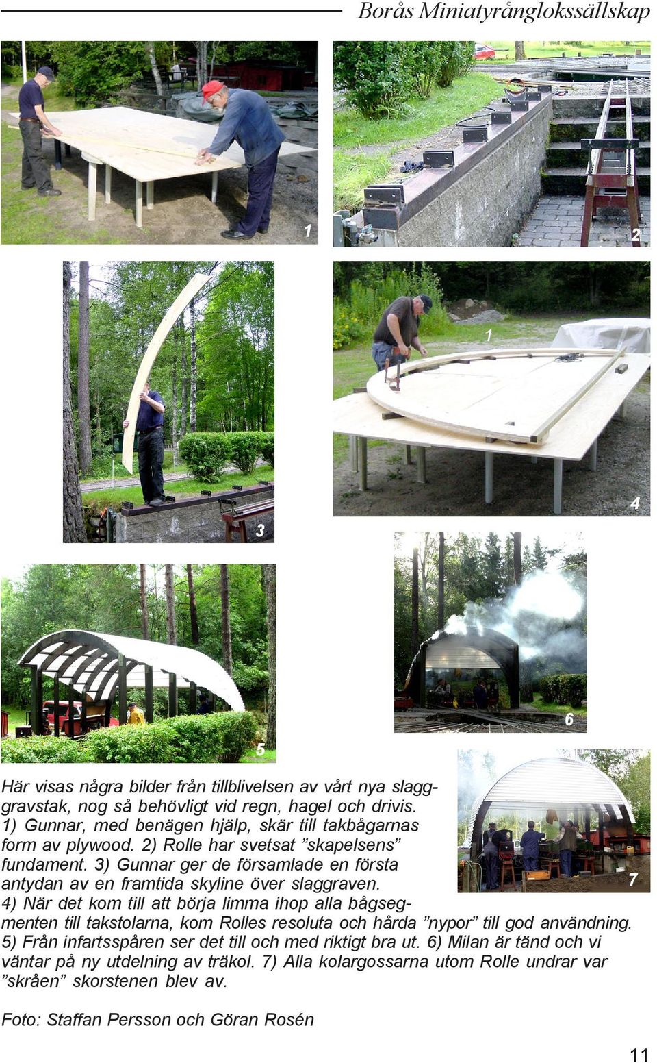 3) Gunnar ger de församlade en första antydan av en framtida skyline över slaggraven.