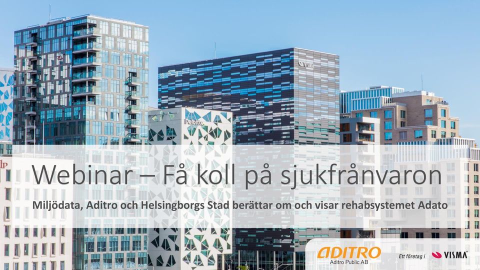 Aditro och Helsingborgs Stad