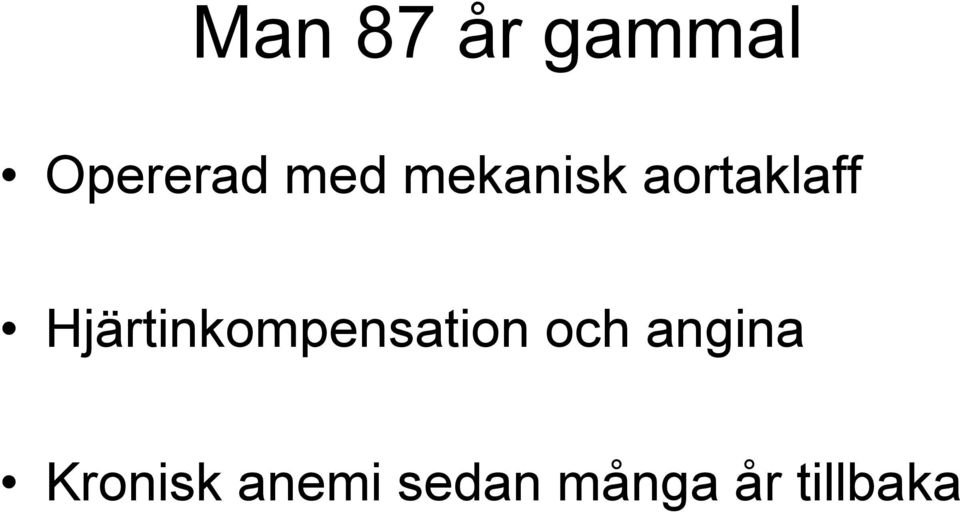 Hjärtinkompensation och