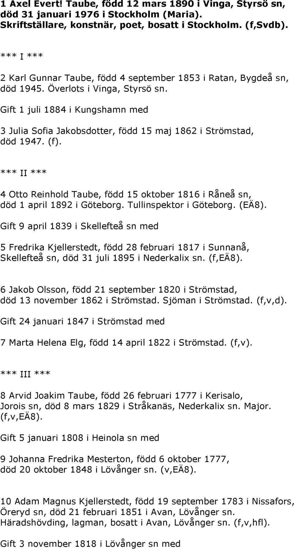 Gift 1 juli 1884 i Kungshamn med 3 Julia Sofia Jakobsdotter, född 15 maj 1862 i Strömstad, död 1947. (f).