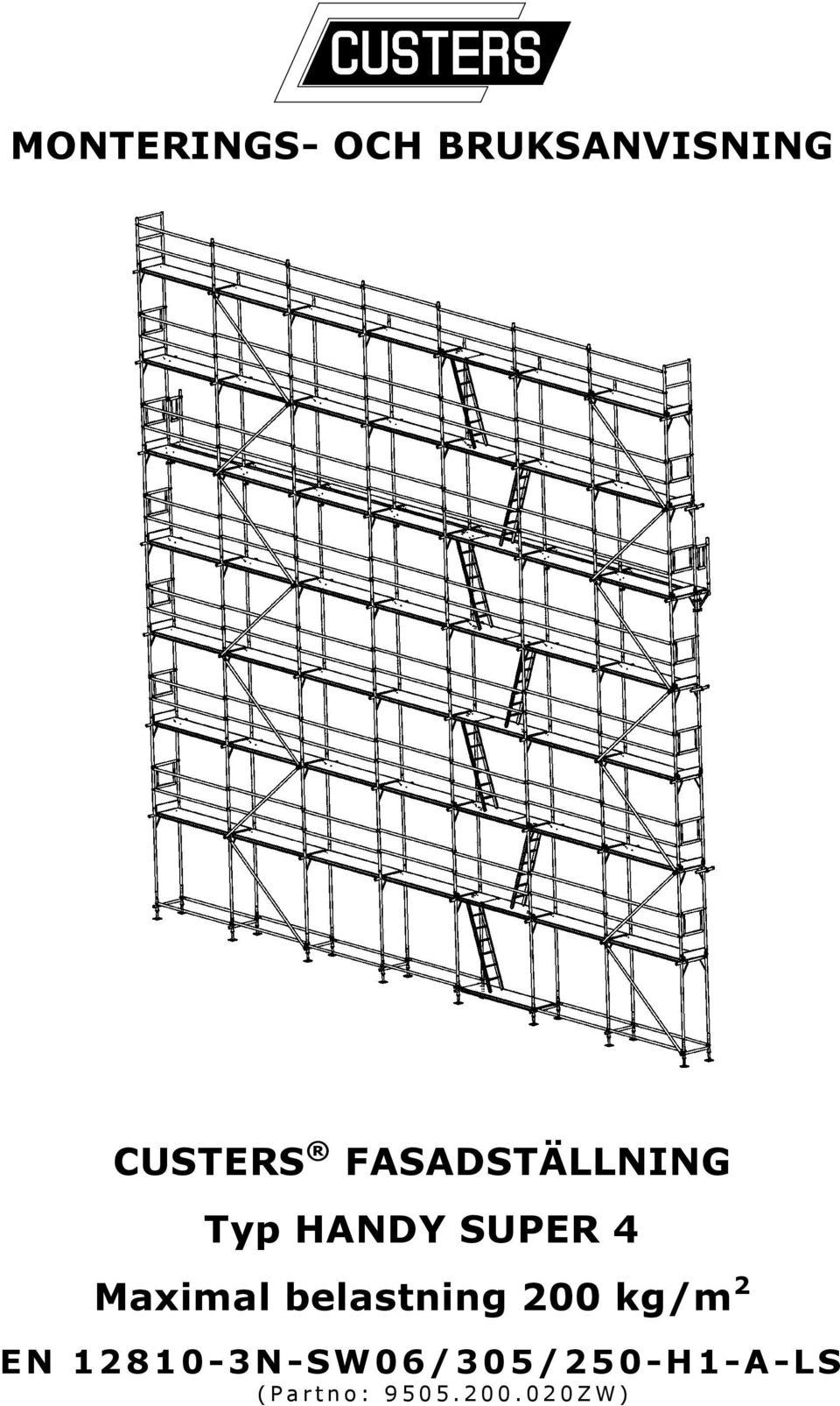 belastning 200 kg/m 2 EN
