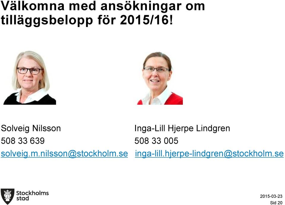 Solveig Nilsson Inga-Lill Hjerpe Lindgren 508 33