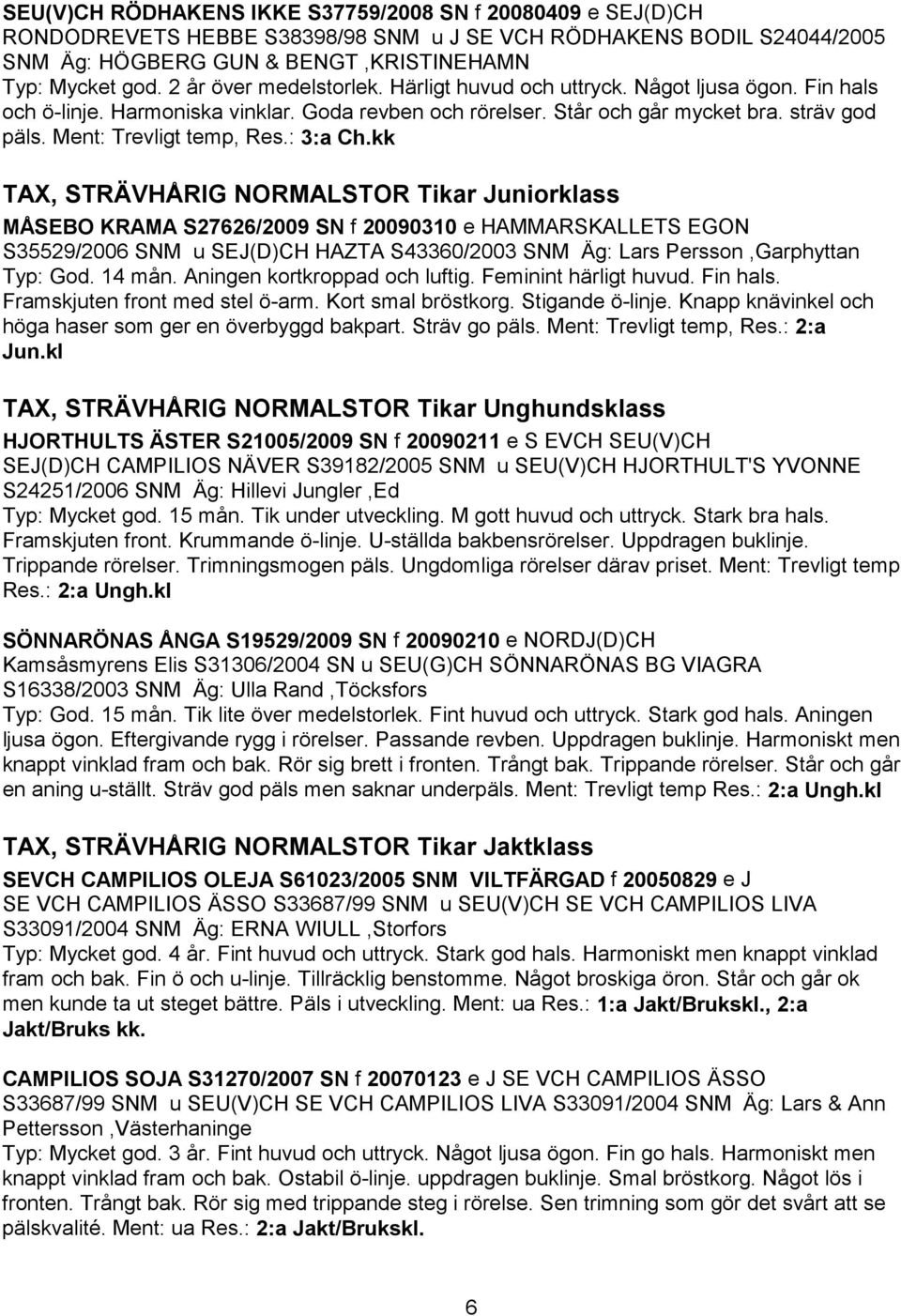 Ment: Trevligt temp, Res.: 3:a Ch.