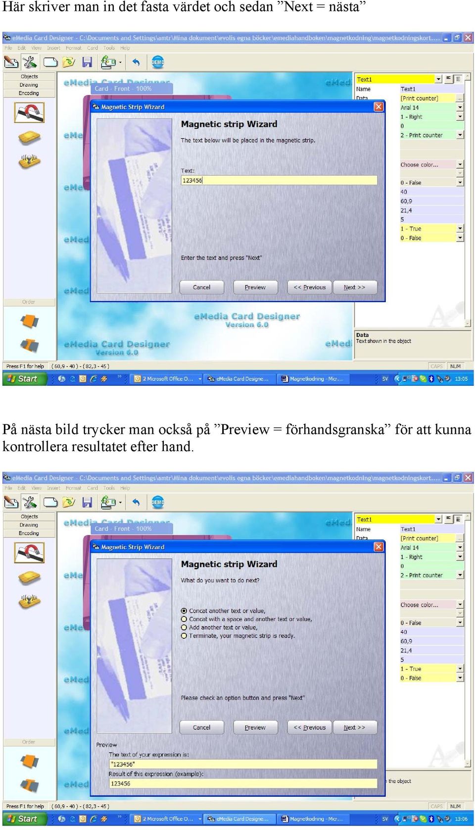 man också på Preview = förhandsgranska