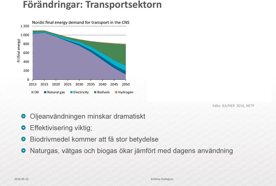 Biodrivmedel kommer att få stor betydelse Naturgas, vätgas och