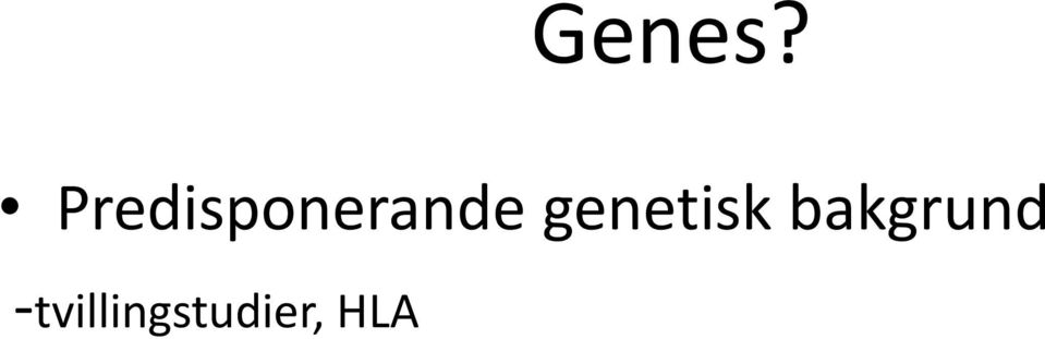 genetisk