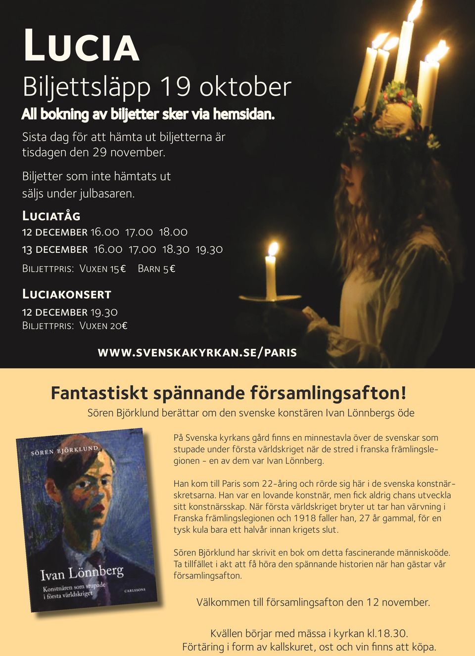 se/paris Fantastiskt spännande församlingsafton!