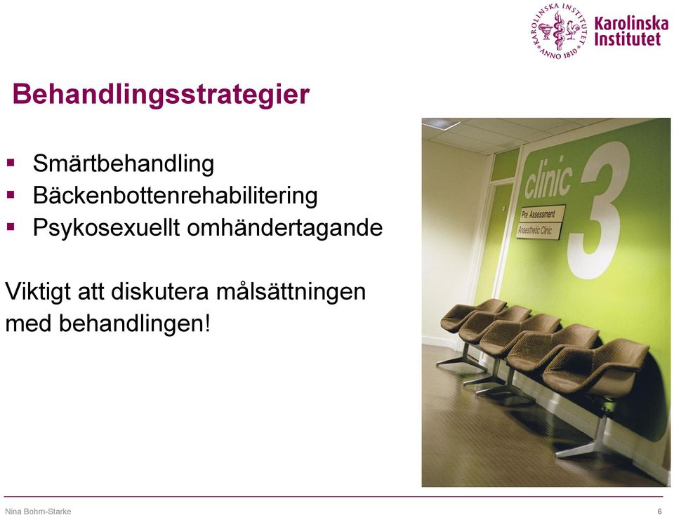 omhändertagande Viktigt att diskutera