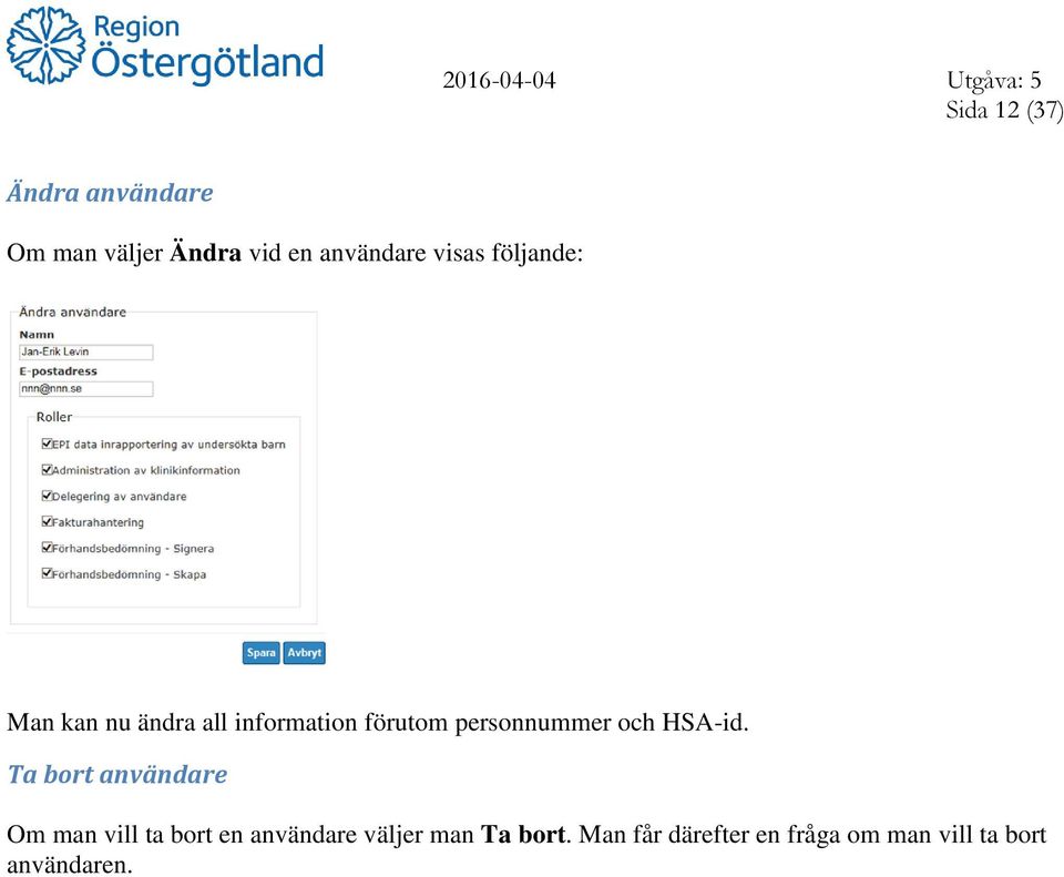 personnummer och HSA-id.