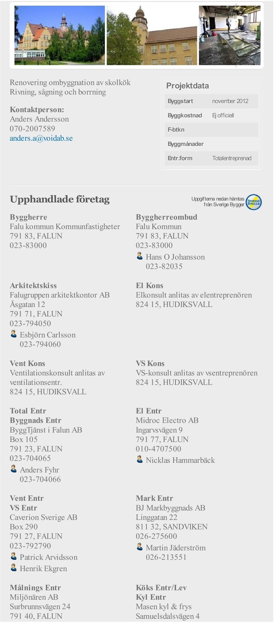 Ventilationskonsult anlitas av ventilationsentr.
