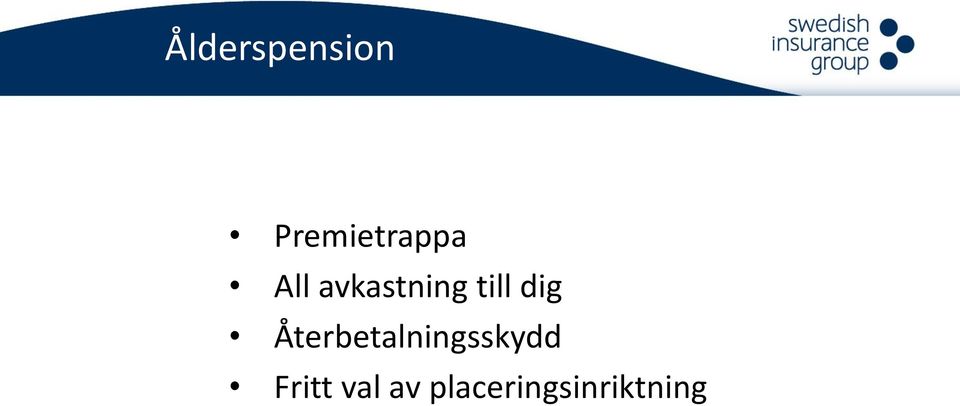 avkastning till dig
