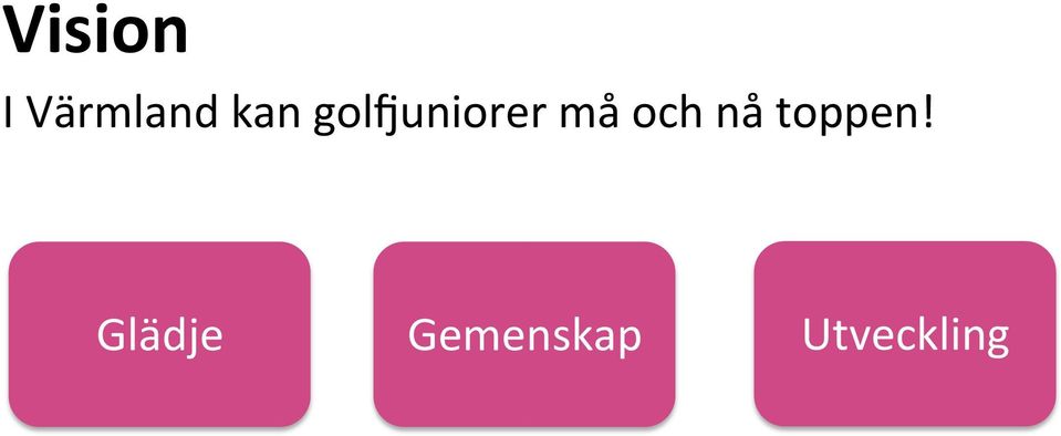 och nå toppen!