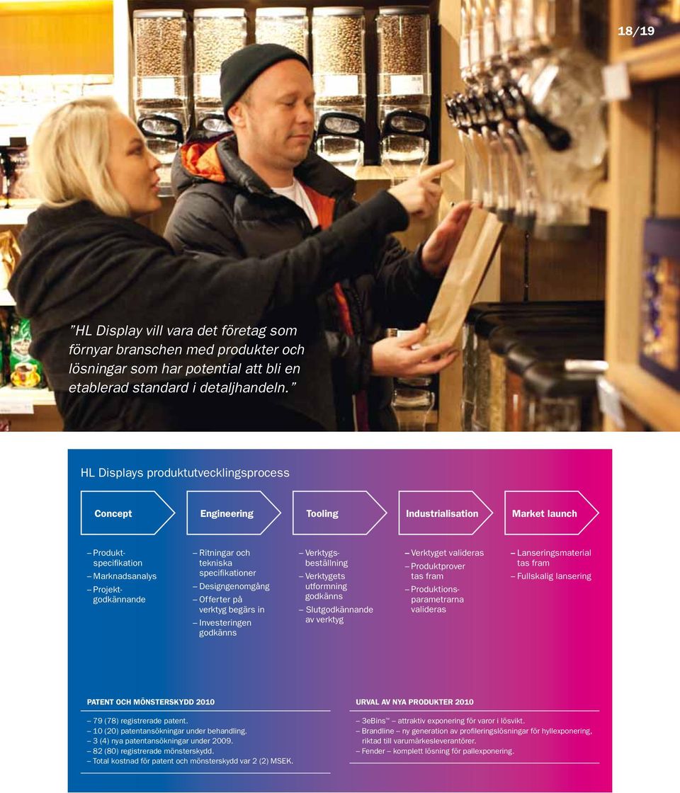 Designgenomgång Offerter på verktyg begärs in Investeringen godkänns Verktygsbeställning Verktygets utformning godkänns Slutgodkännande av verktyg Verktyget valideras Produktprover tas fram
