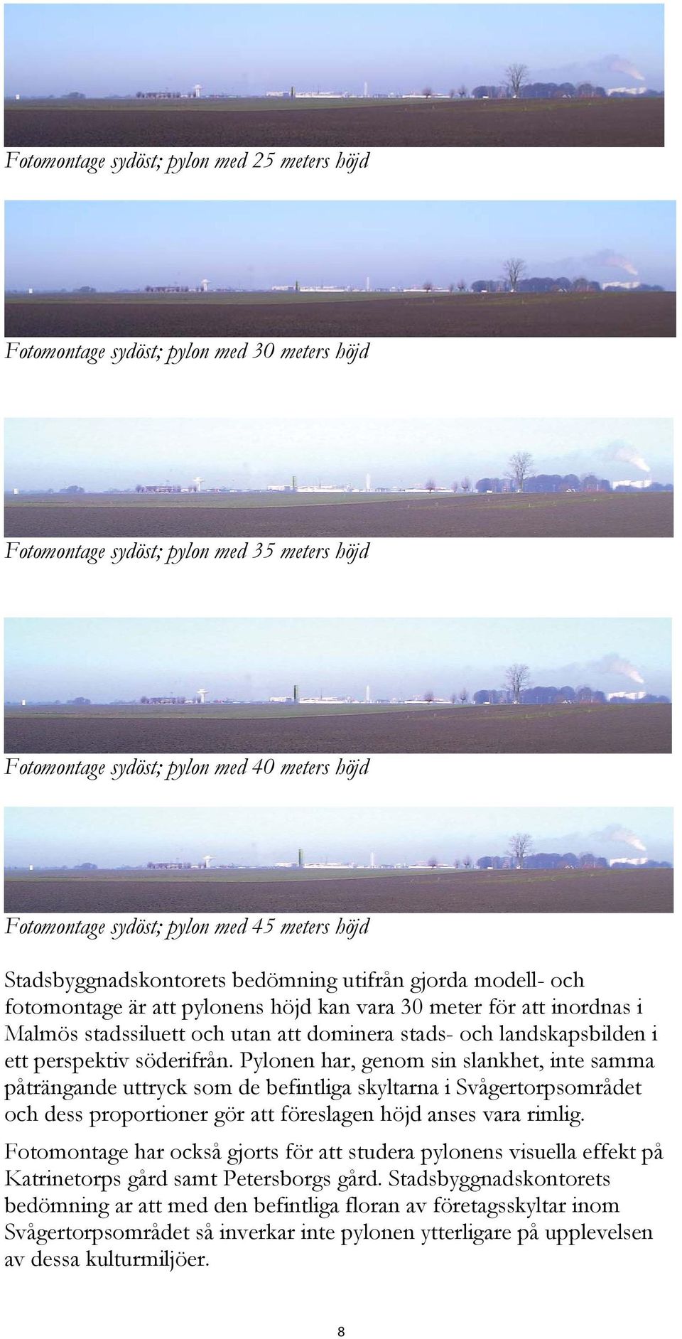 stads- och landskapsbilden i ett perspektiv söderifrån.