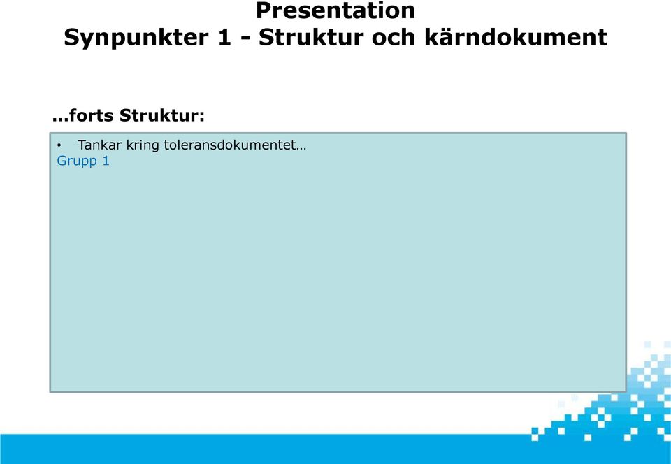 kärndokument forts