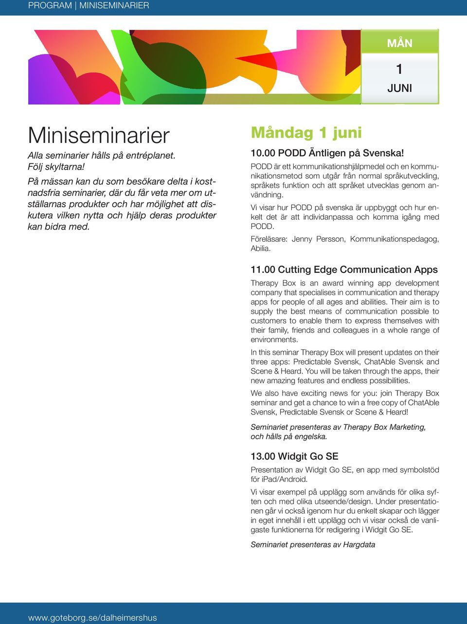 Måndag 1 juni 10.00 PODD Äntligen på Svenska!