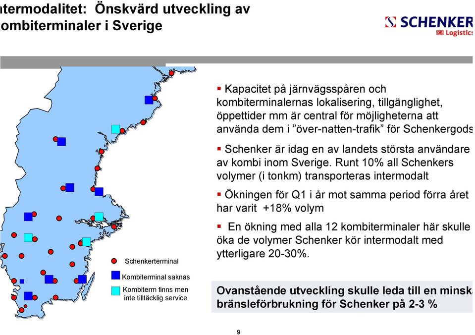 största användare av kombi inom Sverige.