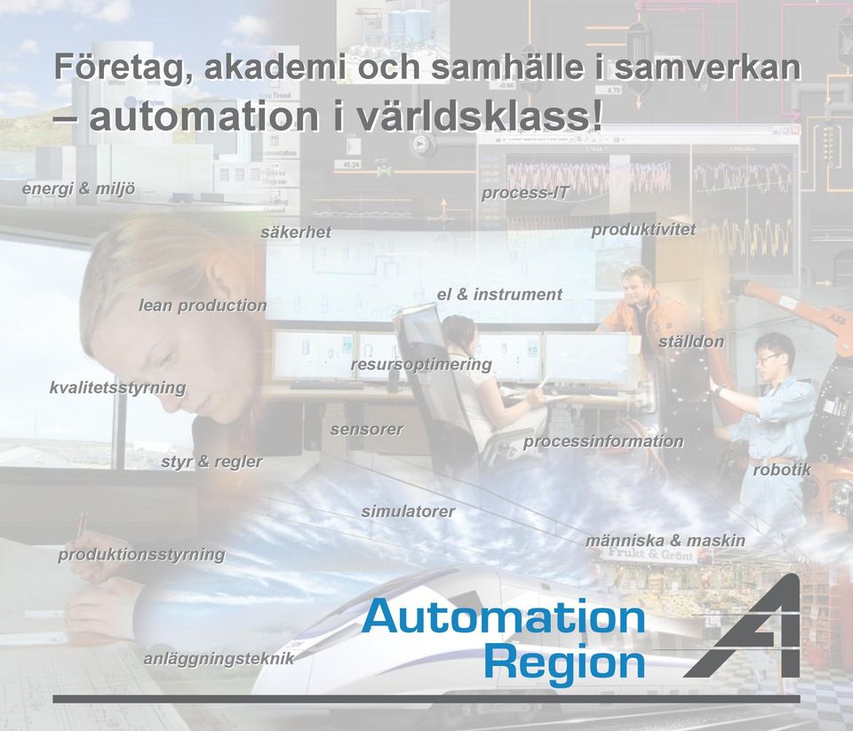 production resursoptimering el & instrument ställdon styr & regler sensorer