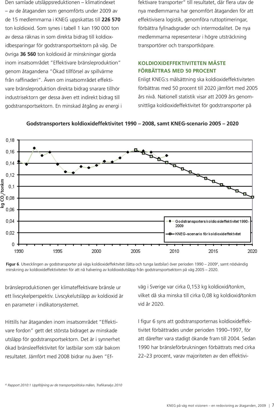 De övriga 36 560 ton koldioxid är minskningar gjorda inom insatsområdet Effektivare bränsleproduktion genom åtagandena Ökad tillförsel av spillvärme från raffinaderi.