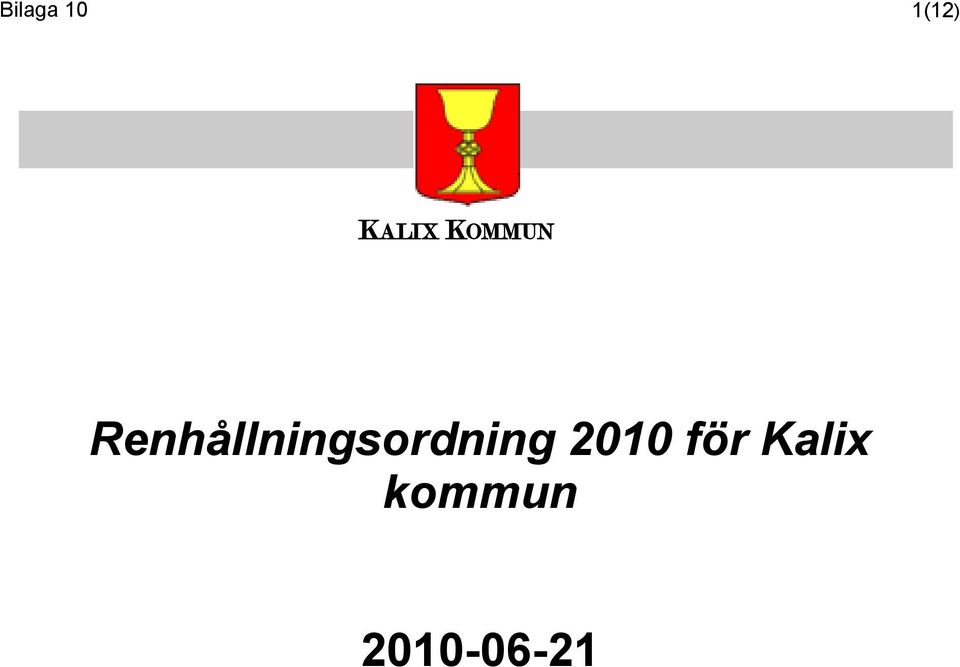 Renhållningsordning