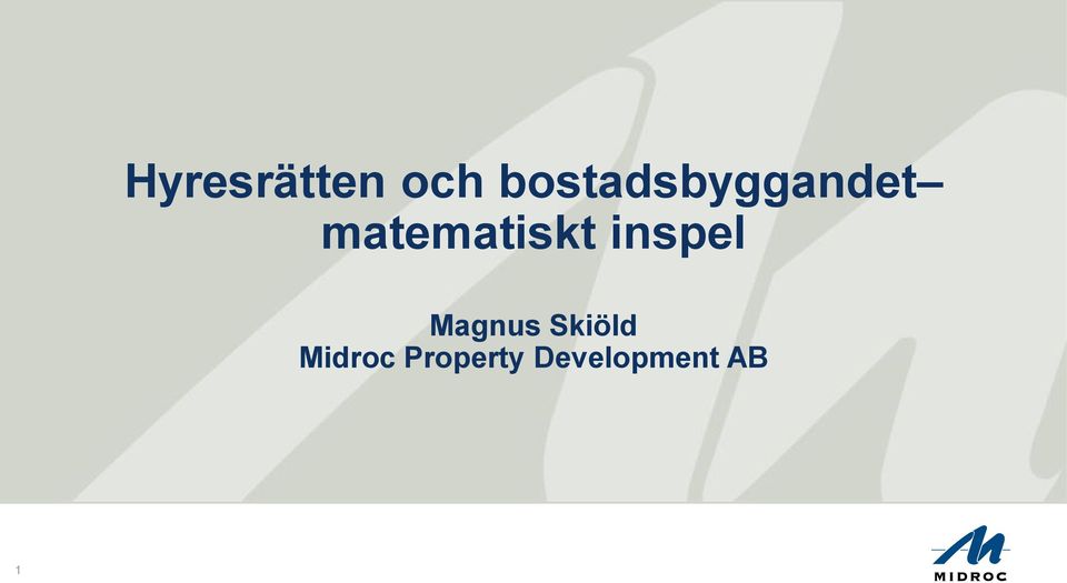 matematiskt inspel