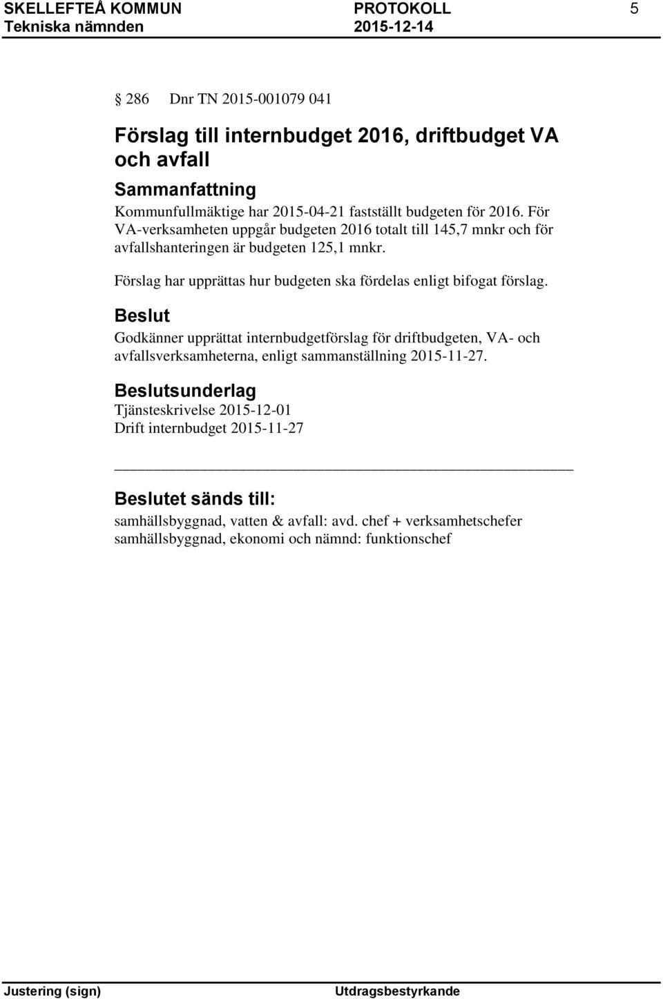 Förslag har upprättas hur budgeten ska fördelas enligt bifogat förslag.