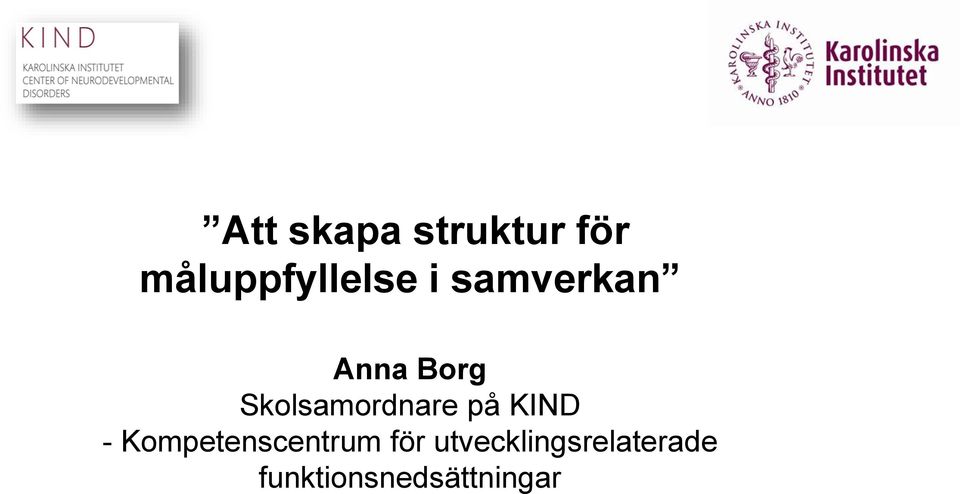 på KIND - Kompetenscentrum för