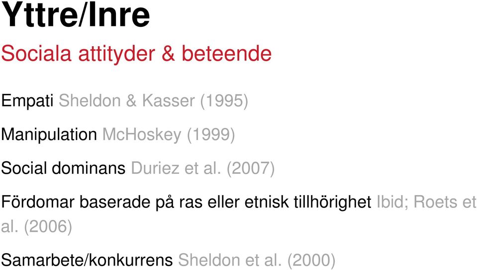 Social dominans Duriez et al.