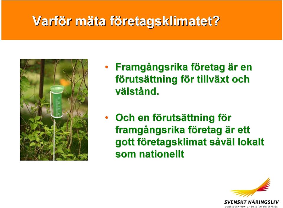 tillväxt och välstånd.