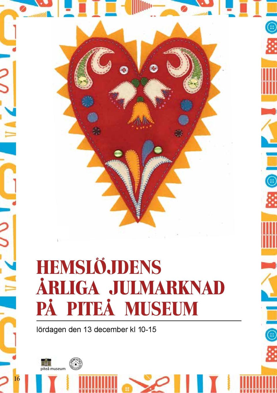 MUSEUM lördagen den 13