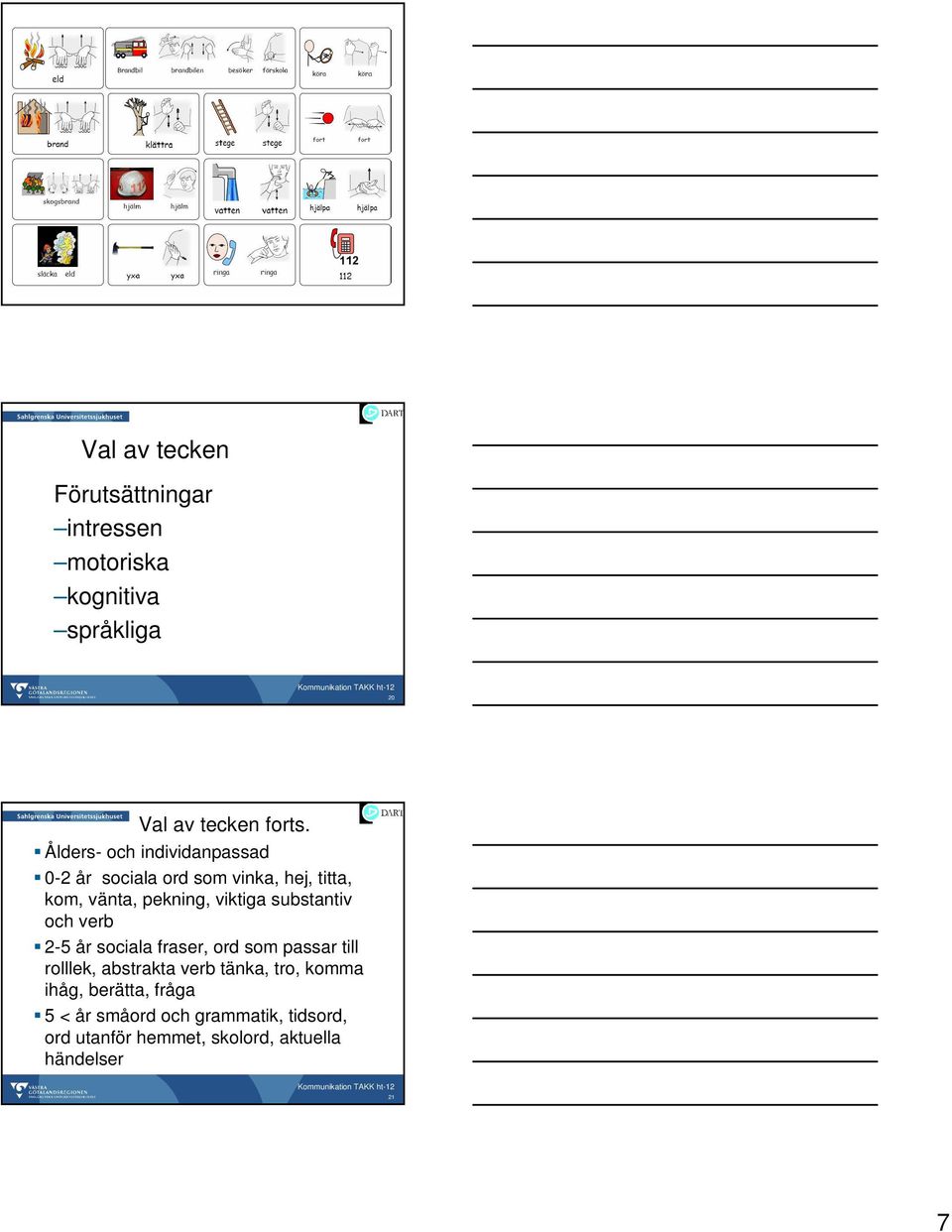 substantiv och verb 2-5 år sociala fraser, ord som passar till rolllek, abstrakta verb tänka, tro,