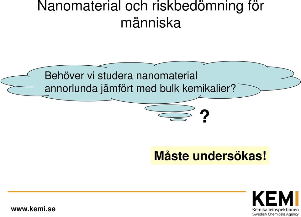 nanomaterial annorlunda jämfört