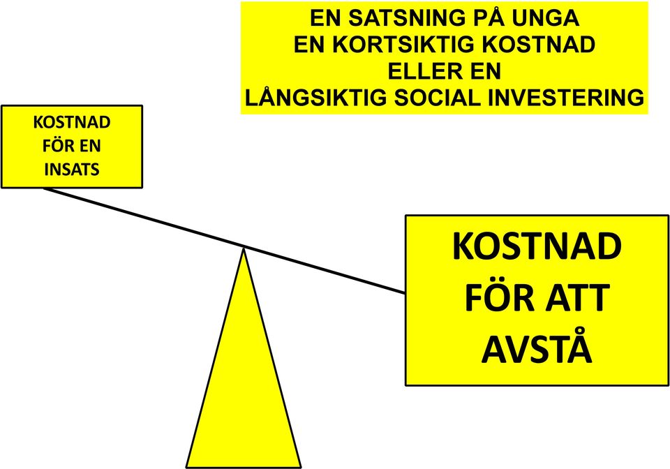 LÅNGSIKTIG SOCIAL INVESTERING