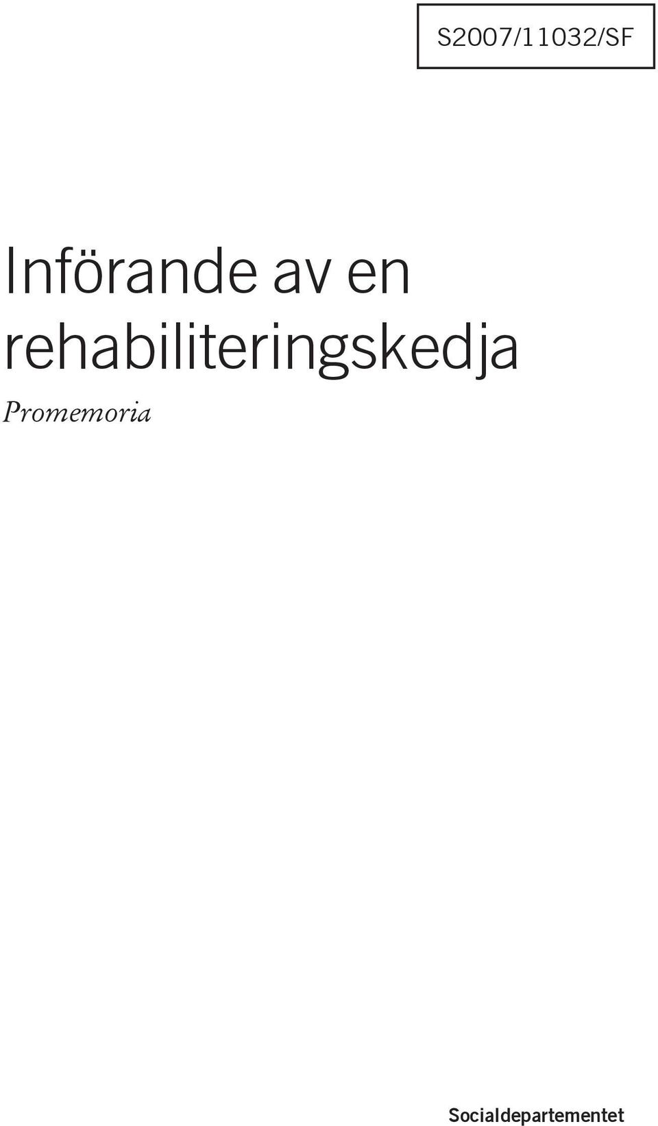 rehabiliteringskedja