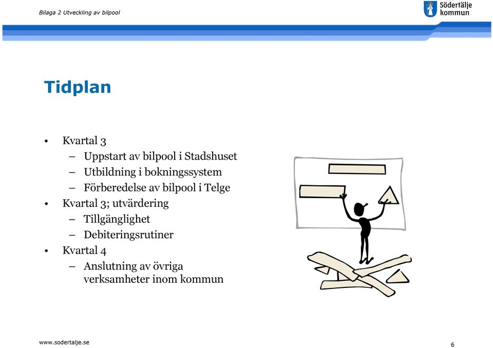 av bilpool i Telge Kvartal 3; utvärdering Tillgänglighet