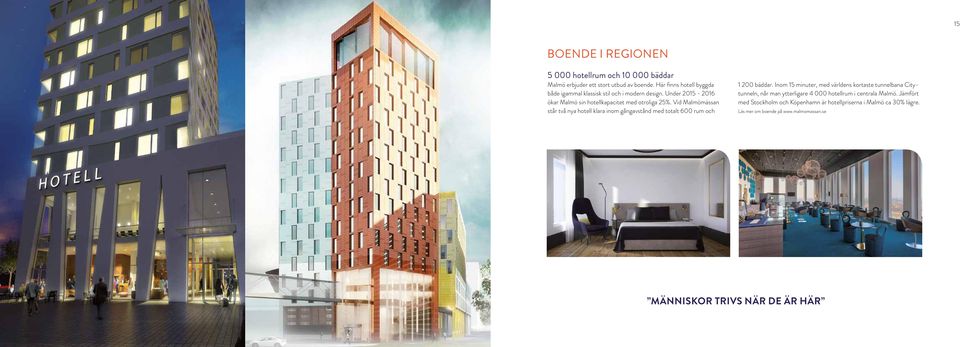 Vid Malmömässan står två nya hotell klara inom gångavstånd med totalt 600 rum och 1 200 bäddar.