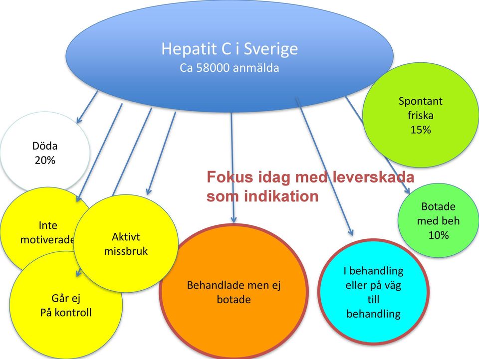 leverskada som indikation Behandlade men ej botade I