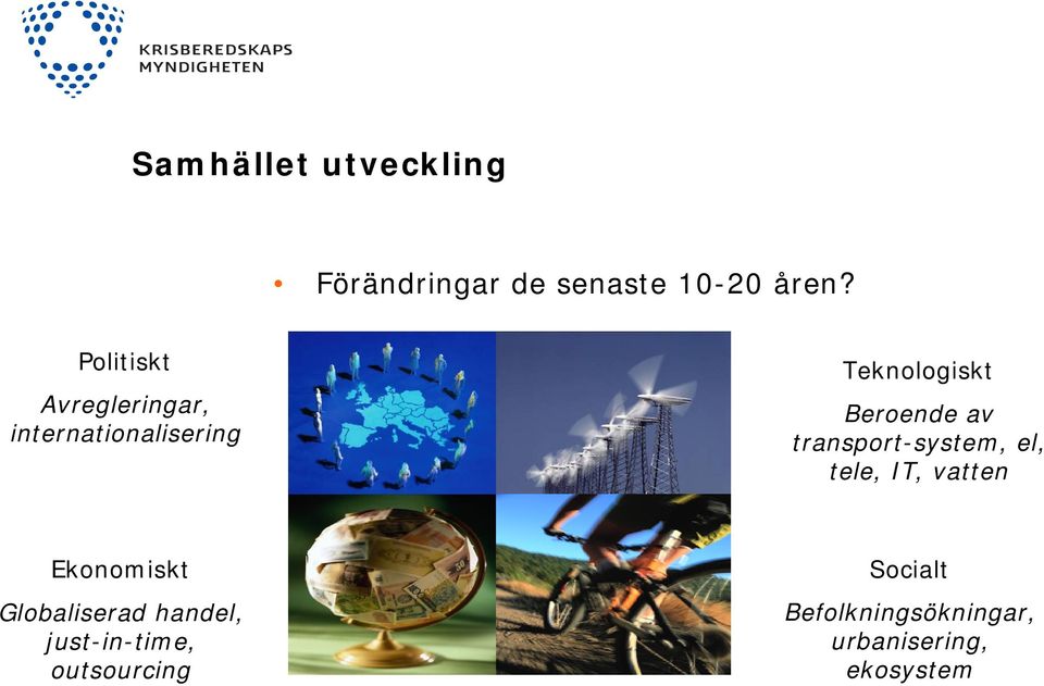 av transport-system, el, tele, IT, vatten Ekonomiskt Globaliserad