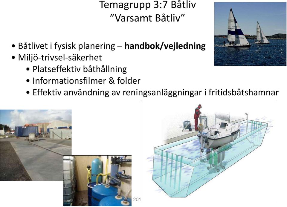 Platseffektiv båthållning Informationsfilmer & folder