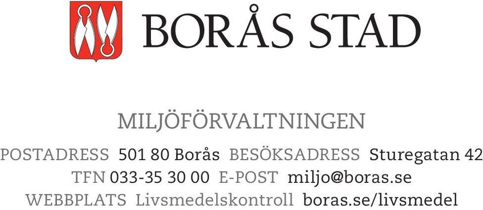 e-post miljo@boras.